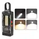 Linterna De Emergencia Con Power Bank Y Alarma, 3 Modos De Iluminación, Batería Recargable