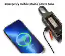 Linterna De Emergencia Con Power Bank Y Alarma, 3 Modos De Iluminación, Batería Recargable