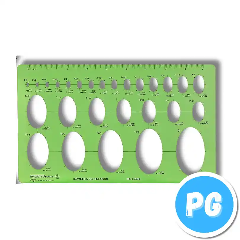 Plantilla Ovulos Plastica Para Dibujo Tecnico