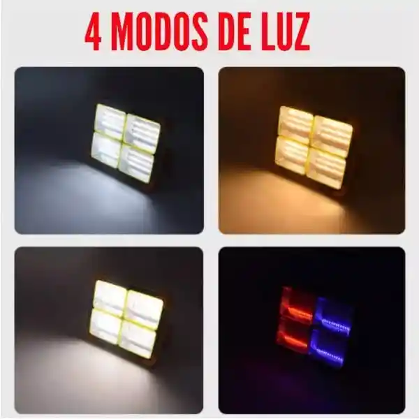 Reflector Solar Portátil Panel Recargable