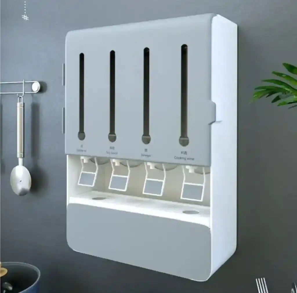 Dispensador Granos Aceites Organizador Especies Pared Cocina