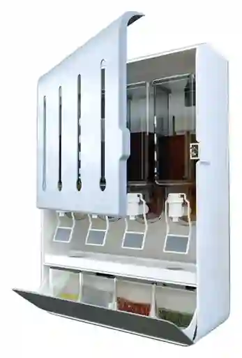 Dispensador Granos Aceites Organizador Especies Pared Cocina