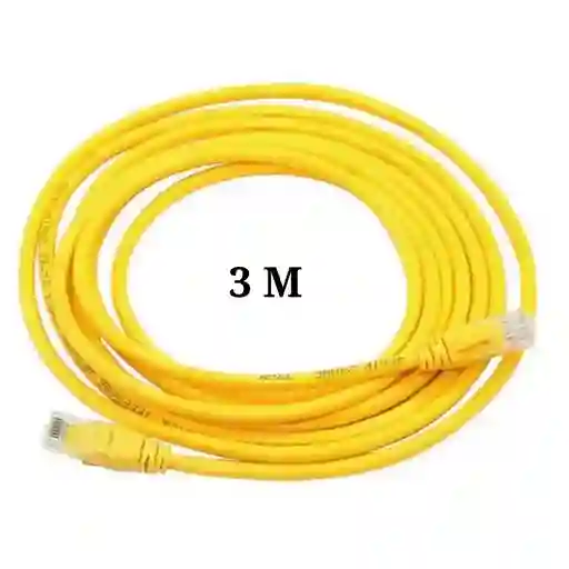 Cable Lan De Internet Cat5e 3 Metros Largo Cable Ethernet Utp 3mt