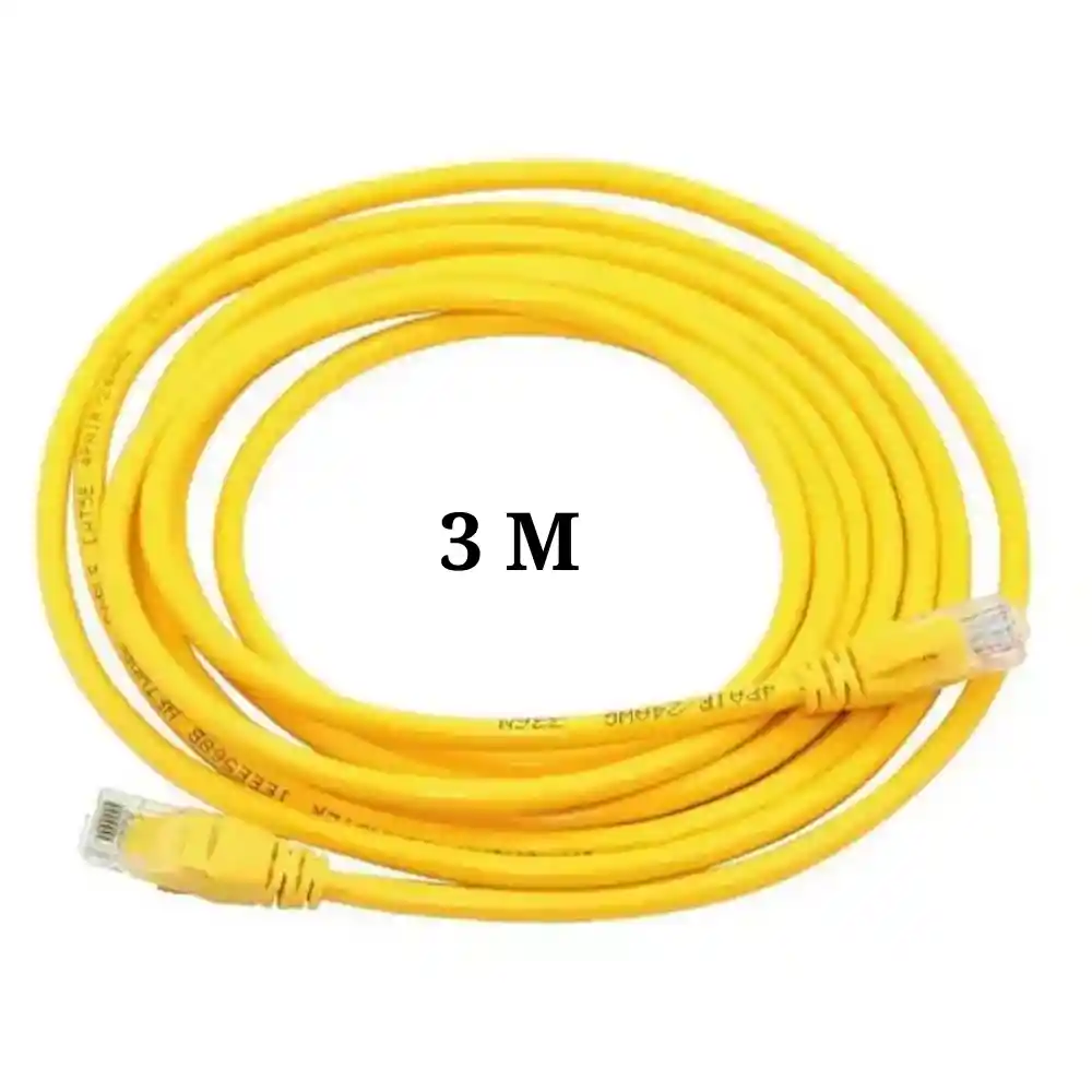 Cable Lan De Internet Cat5e 3 Metros Largo Cable Ethernet Utp 3mt