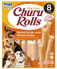 Inaba Dog Snack Churu - Rolls Chicken 8 Sticks