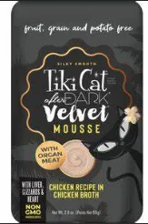 Tiki Cat After Dark Velvet Mousse - Pollo En Caldo De Pollo 80 Gr - Pouch