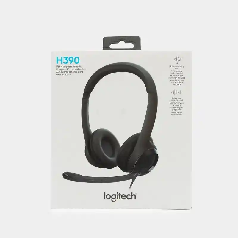 Diadema Logitech Puerto Usb