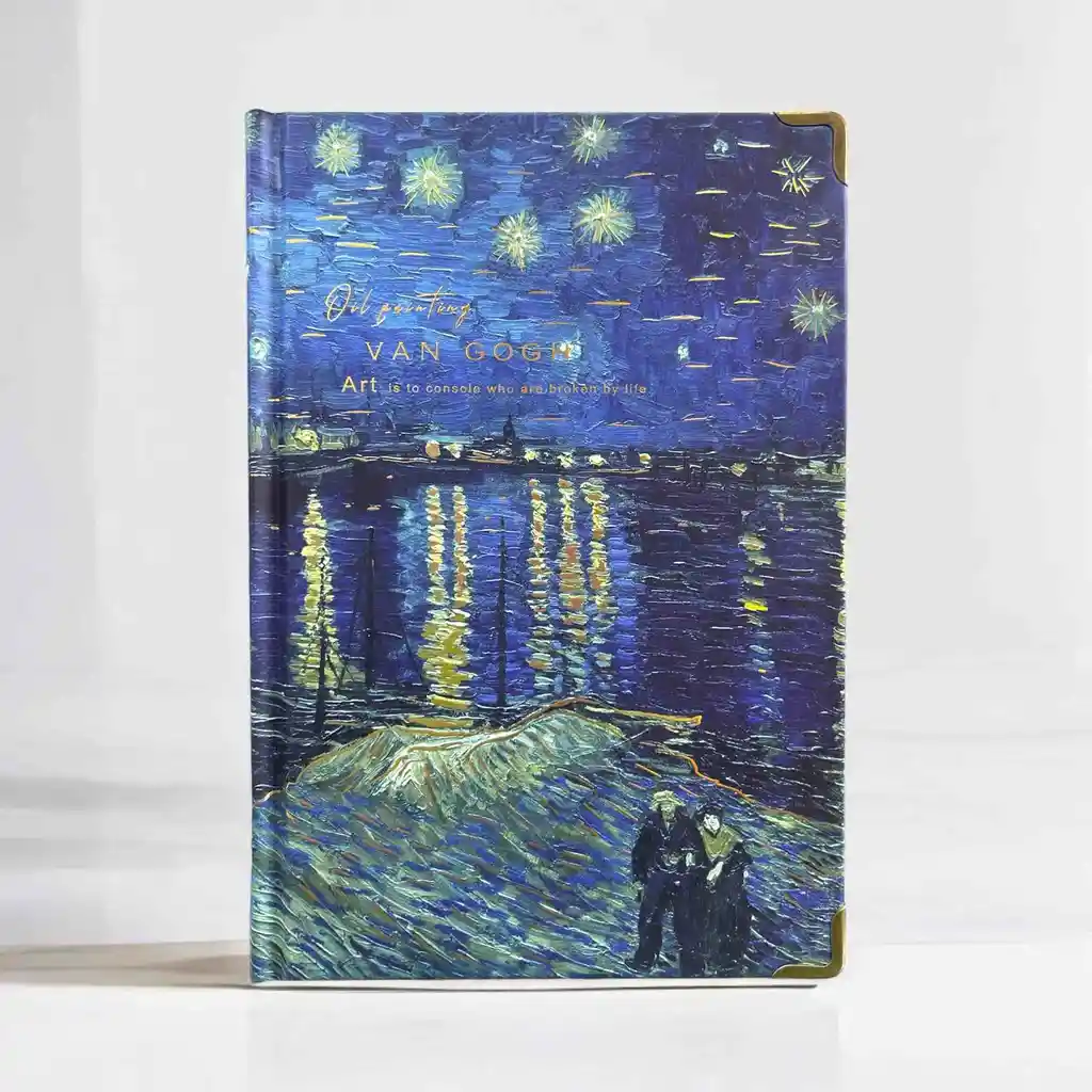Agenda Premium Vintage Van Gogh Punta Bronce Ref 1