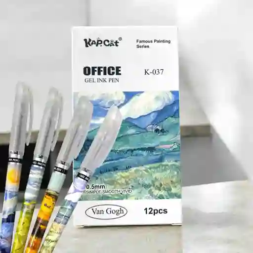 Esfero En Gel Pintura De Van Gogh