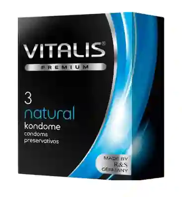 Condones Vitalis Natural Premium X3