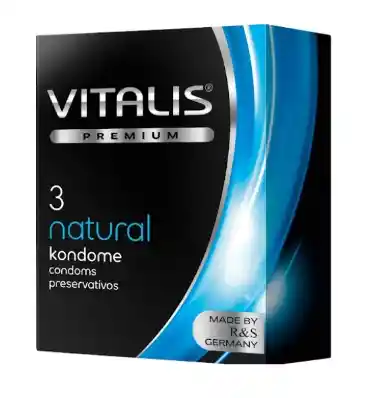 Condones Vitalis Natural Premium X3