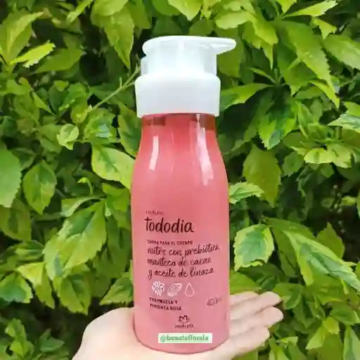 Crema Nutritiva Para El Cuerpo Frambuesa Y Pimienta Rosa Tododia