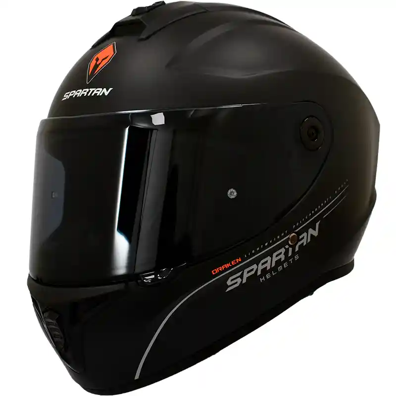 Casco Spartan Draken Solid A1 Moto Certificado Ece Original Disponible Talla M Y Xl