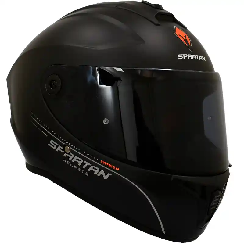 Casco Spartan Draken Solid A1 Moto Certificado Ece Original Disponible Talla M Y Xl