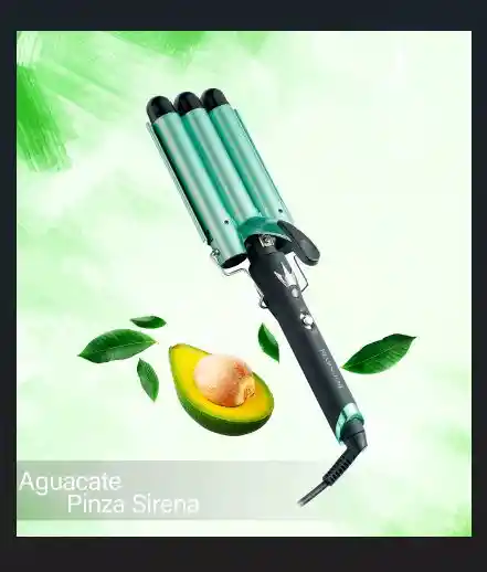 Combo Aguacate Ondas De Sirena Y Cepillo Secadora