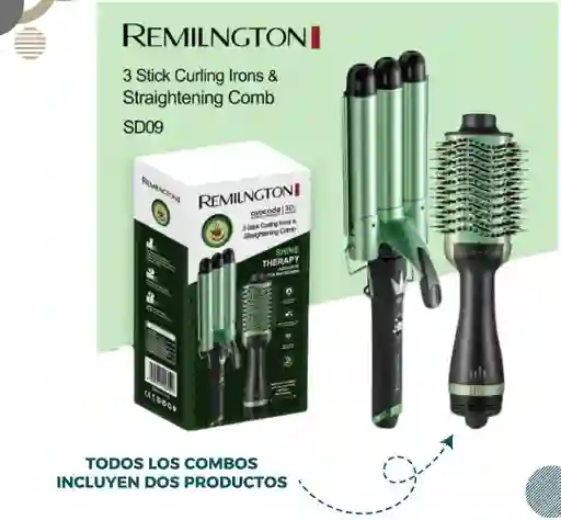 Combo Aguacate Ondas De Sirena Y Cepillo Secadora