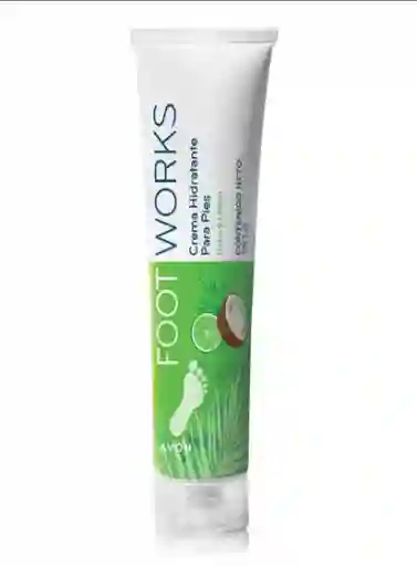 Crema Hidratante Para Pies Avon Footworks Coco Y Limón 90g
