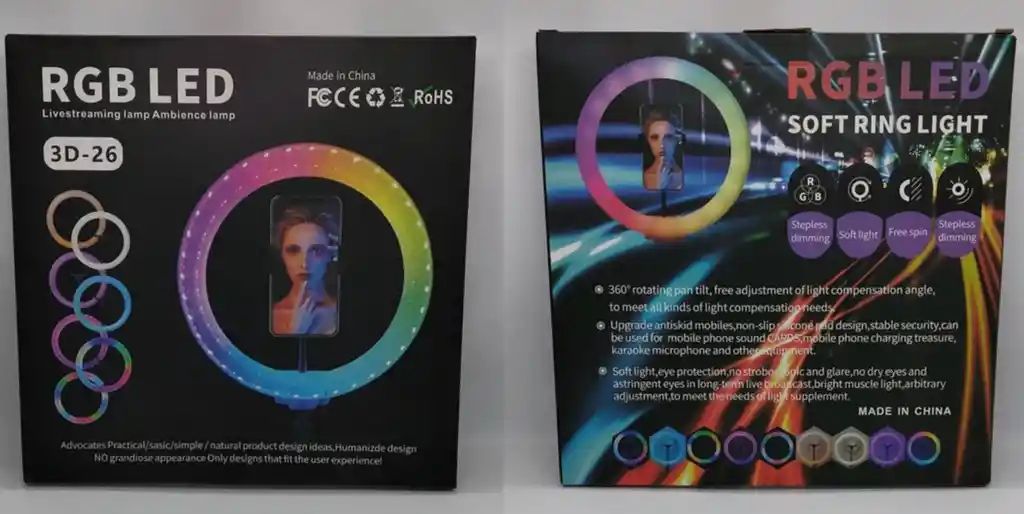 Aro De Luz Rgb Led 26