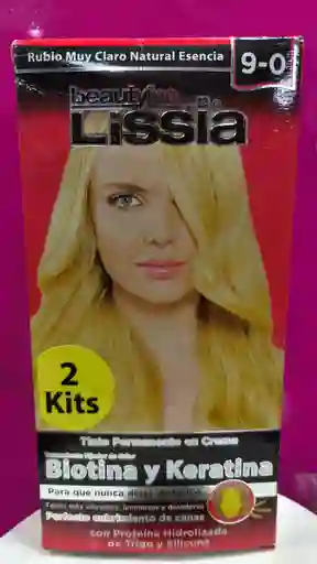 Tinte Lissia 2 Kits Rubio Muy Claro Natural Esencia 9-0