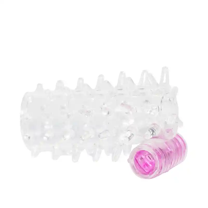 Funda Vibradora Con Puntos Estimulantes