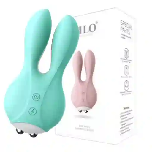 Vibrador Electric Shock Rabbit Azul Lilo