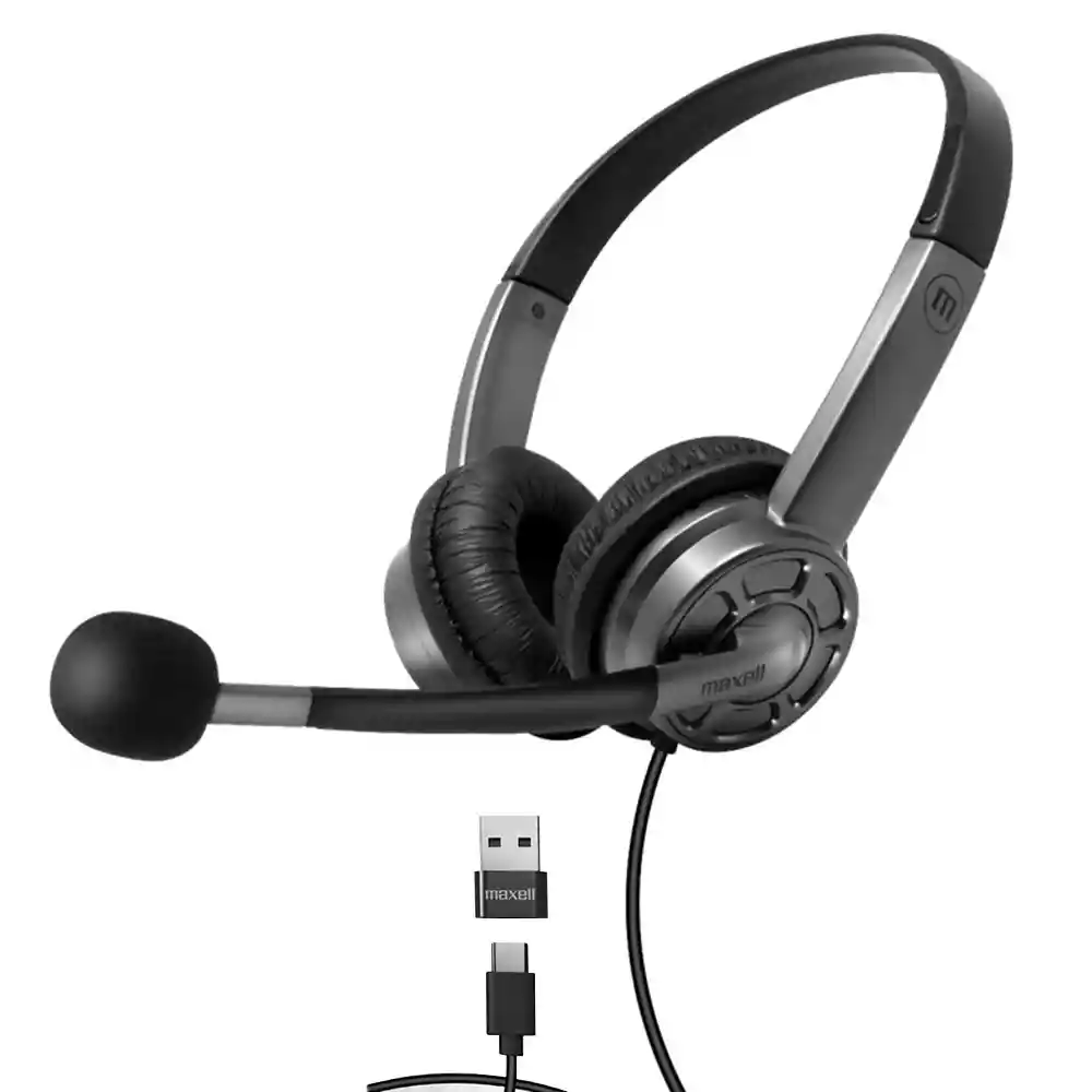 Maxell Diademaheadset Hs-hmic Conexion Usb