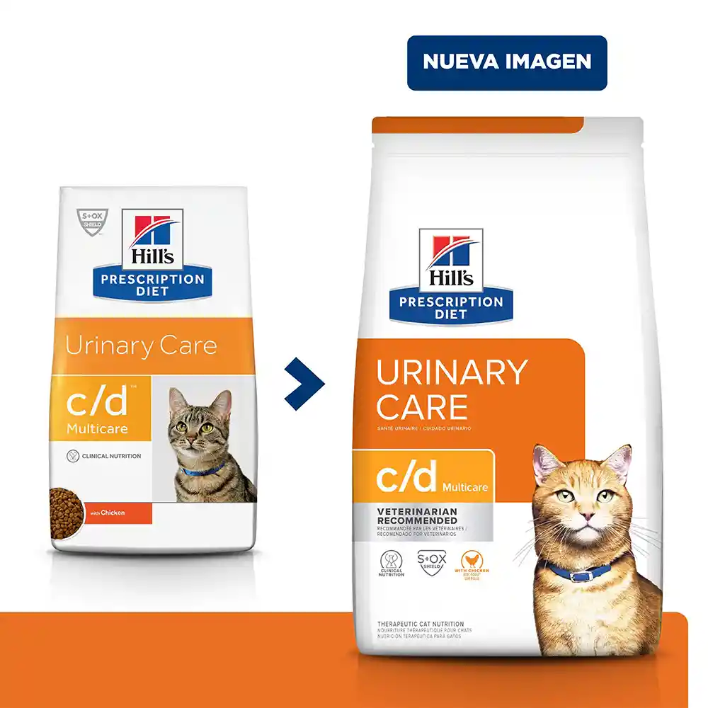 Hills Alimento Para Gatos Adulto Cuidado Urinario Cd Urinary Care C/d 4 Lbs Hills Gato Urinary