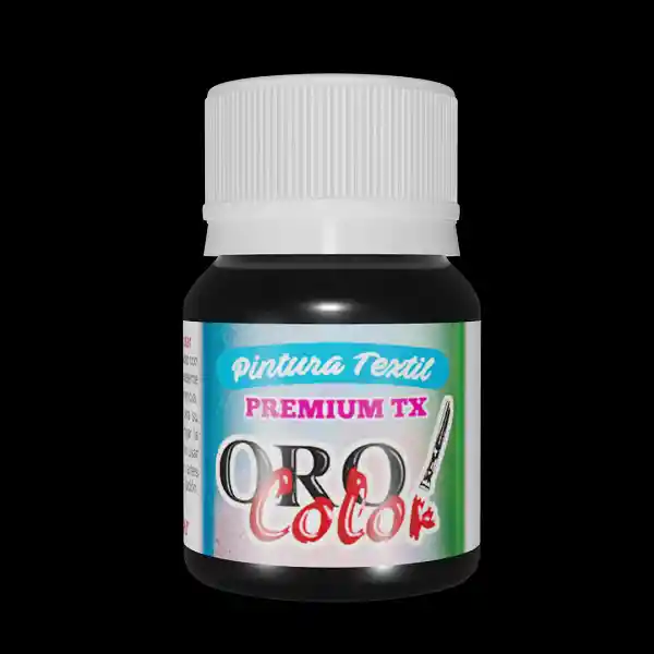 Pintura Textil Negro 30 Ml Orocolor