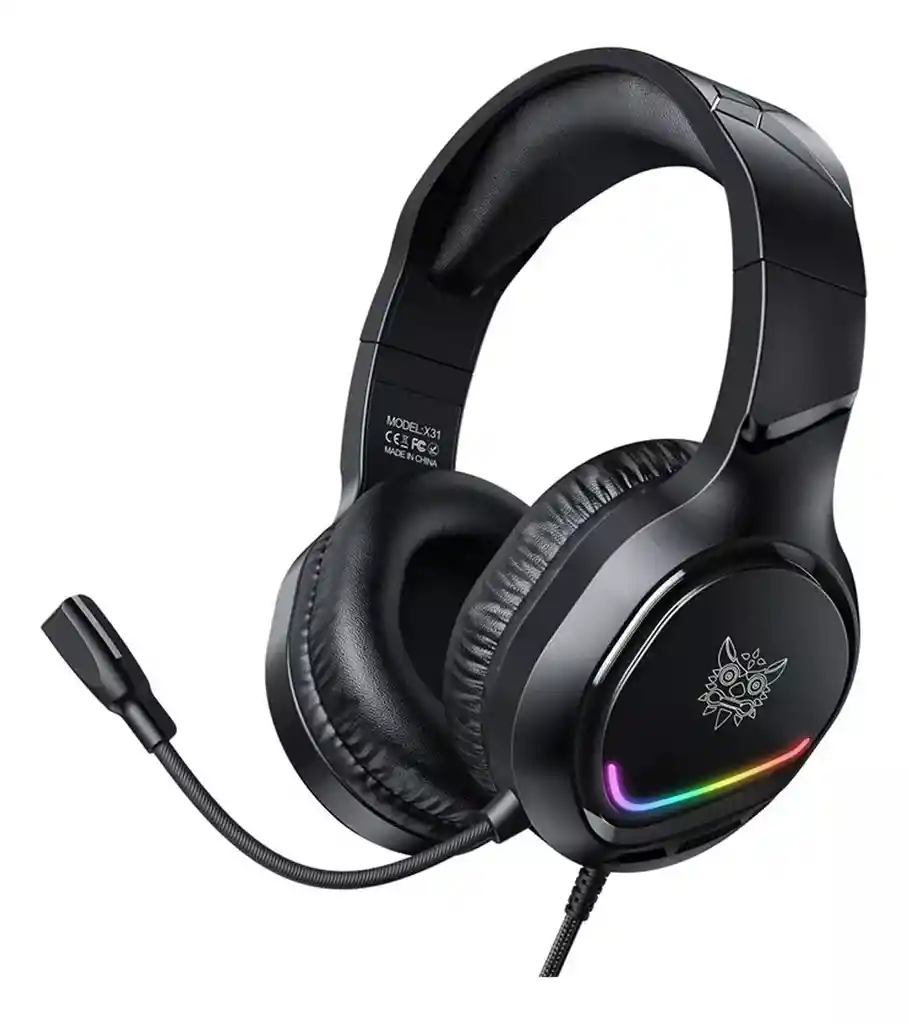 Audifonos Diadema Gamer Onikuma X31 Rgb