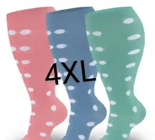 Medias De Compresion Talla 4xl Azul Cielo