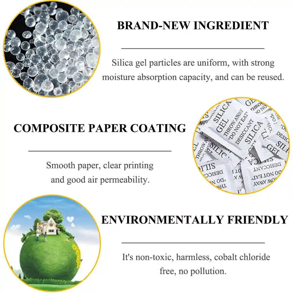Silica Gel 2 Gramos X 50 Mini Bolsas Silicagel Anti Humedad Absorbentes