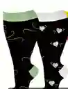 Medias De Compresion Talla 2xl Corazones