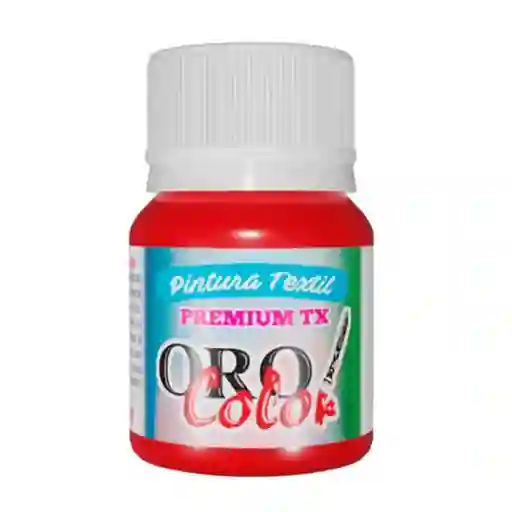Pintura Textil Rojo 30 Ml Orocolor
