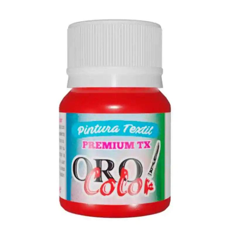 Pintura Textil Rojo 30 Ml Orocolor