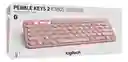 Teclado Logitech K380s Rosado