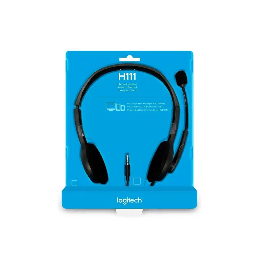 Diadema Logitech H111 Plug 3.5