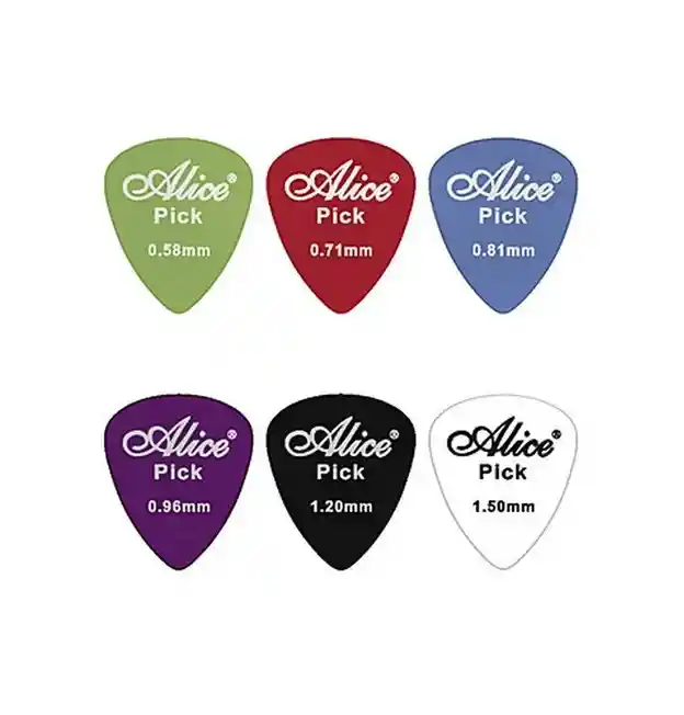 Capo Para Guitarra Capotraste En Aluminio + 6 Picks Puas Capodastro Pinza Cejilla Guitara