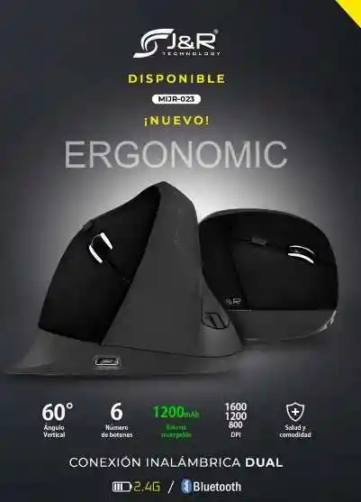 Jr Mouse Ergonomico 0-23