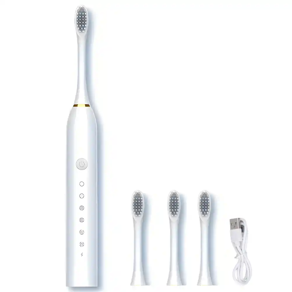Cepillo Dental Electrico Recargable 6 Velocidades Usb