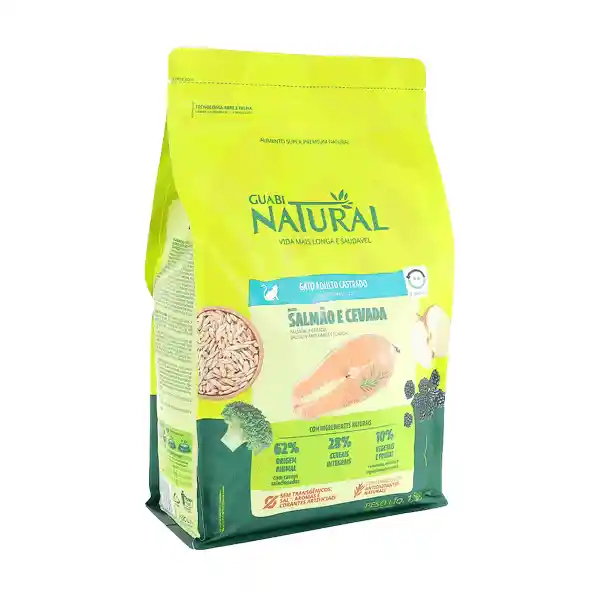 Guabi Natural Cat Adulto Castrado Salmon X 1,5 Kg