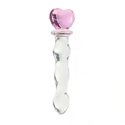 Dildo De Vidrio Varita Mágica Corazon Talla M