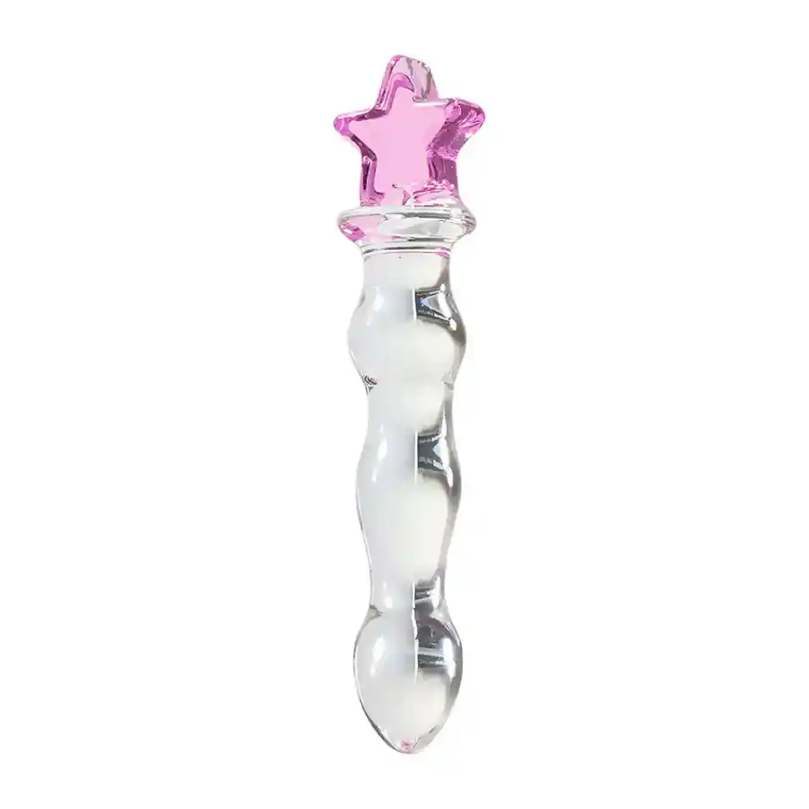 Dildo De Vidrio Varita Mágica Estrella Talla M