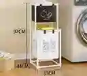 Cesta Organizadora De Ropa Plegable 2 Espacios