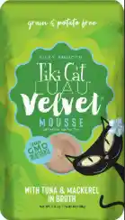 Tiki Cat Luau Velvet Mousse - Atun Y Caballa En Caldo - 80 Gr - Pouch