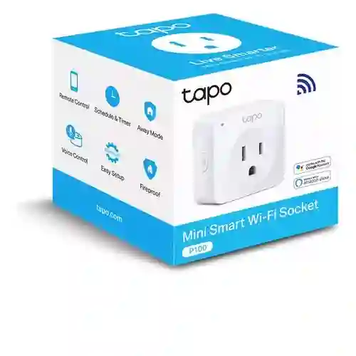 Tapo P100 (1 Pack) Mini Enchufe Tp Link Inteligente Wifi Col
