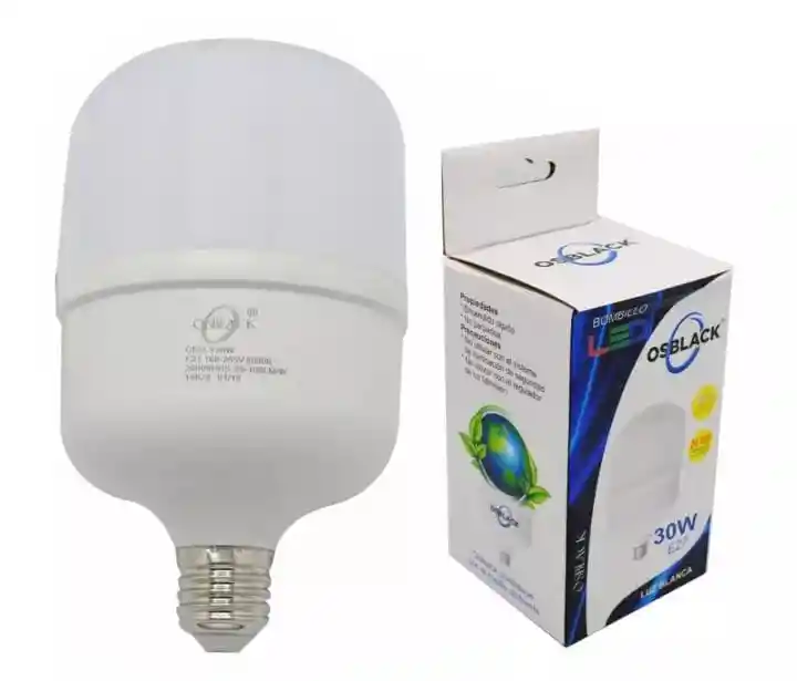 Bombillo Led 30w E27 Osblack