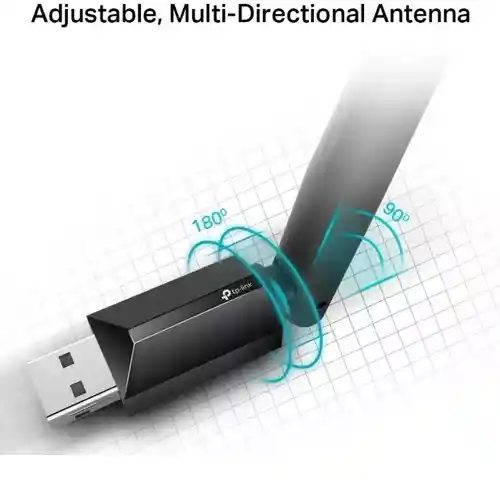 Tp-link, Tarjeta Usb Wifi Banda Dual Ac600, Archer T2u Plus