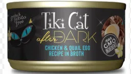 Tiki Cat After Dark - Pollo Y Huevo De Codorniz En Caldo - 80 Gr - Lata