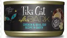 Tiki Cat After Dark - Pollo Y Huevo De Codorniz En Caldo - 80 Gr - Lata