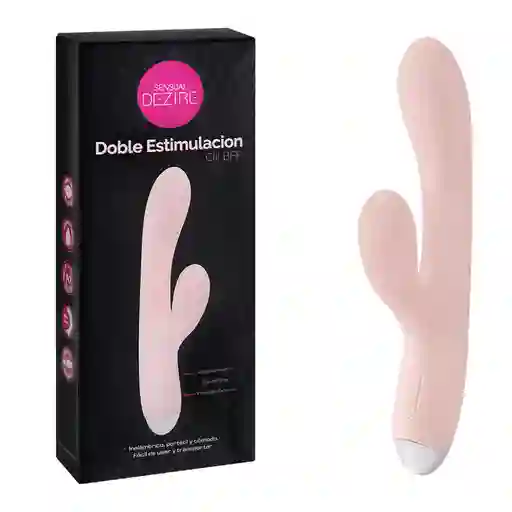 Vibrador Doble Estimulación Clit Bff - Rosado